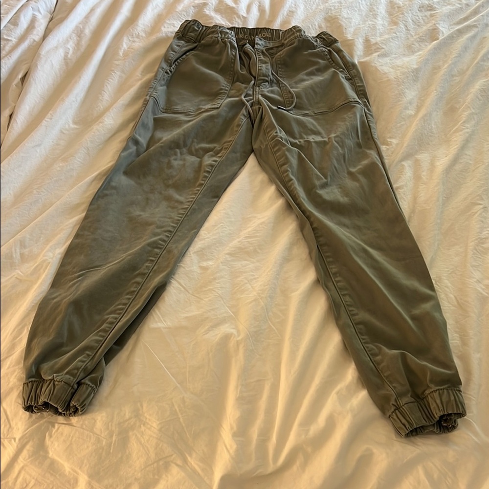 American Eagle Outfitters Olive Joggers